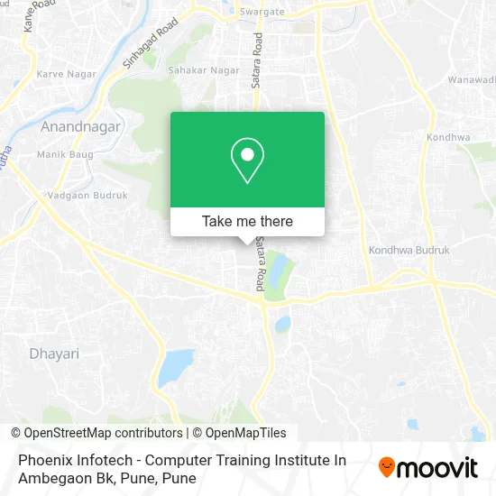Phoenix Infotech - Computer Training Institute In Ambegaon Bk, Pune map