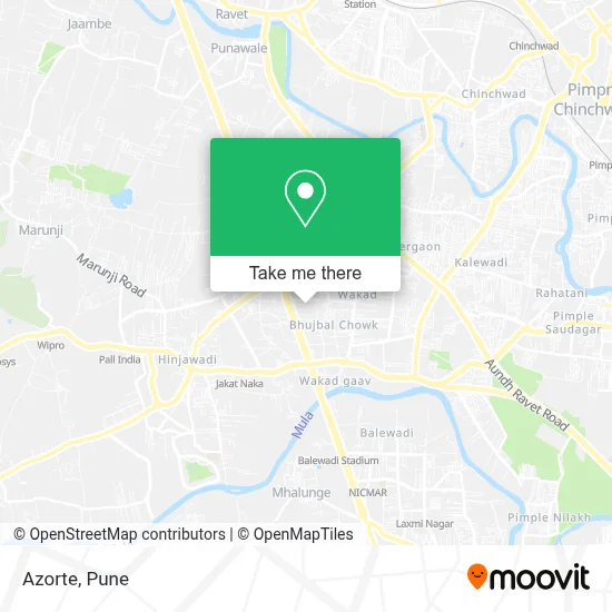 Azorte map