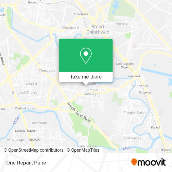 One Repair map
