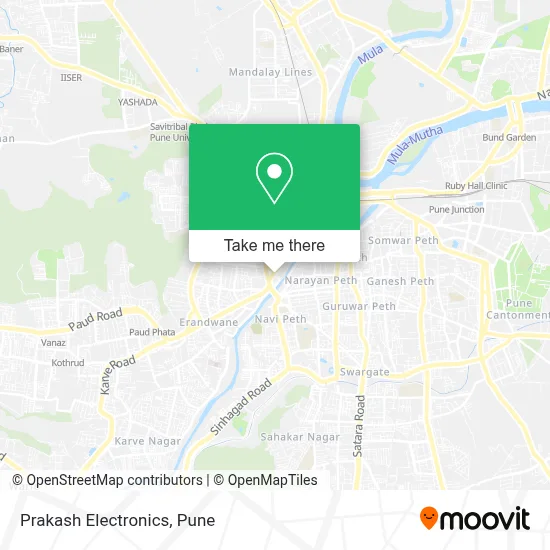 Prakash Electronics map