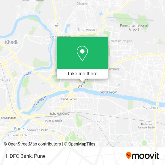 HDFC Bank map