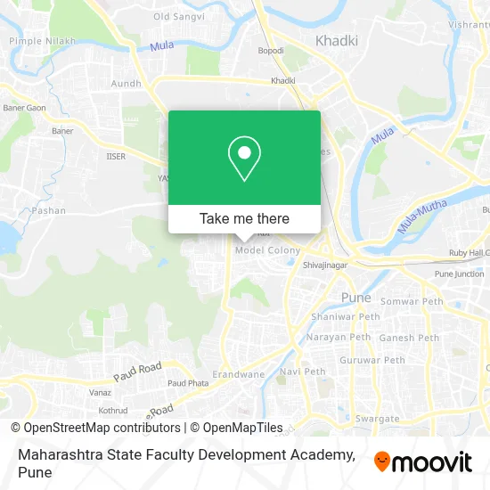 Maharashtra State Faculty Development Academy map