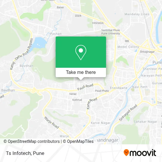 Ts Infotech map