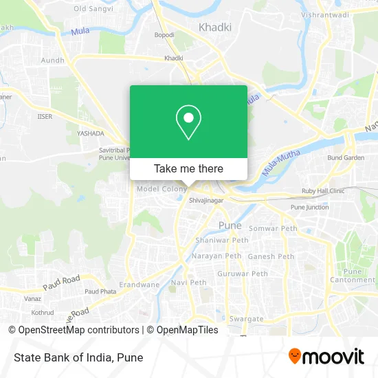 State Bank Of India map
