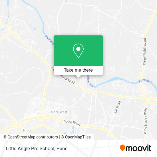 Little Angle  Pre School map