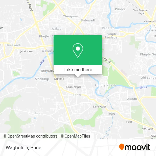 Wagholi.In map