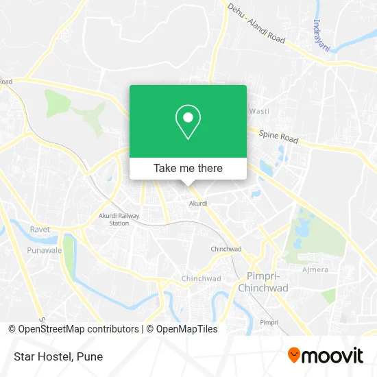 Star Hostel map