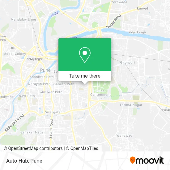 Auto Hub map