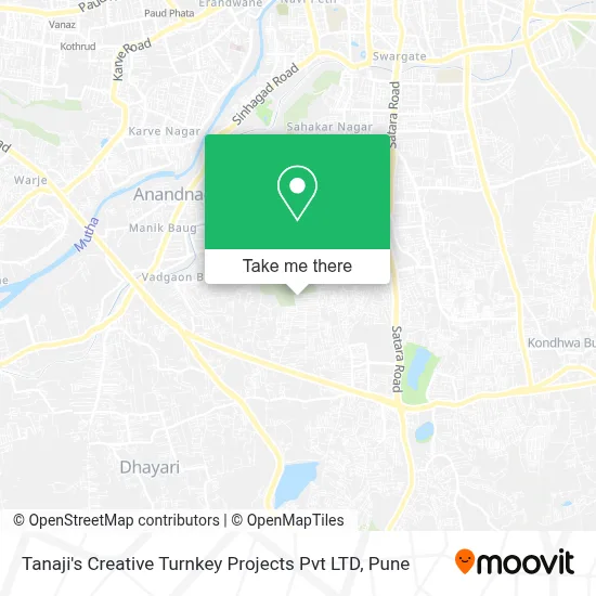 Tanaji's Creative Turnkey Projects Pvt LTD map