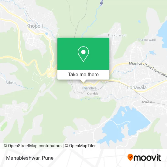 Mahableshwar map