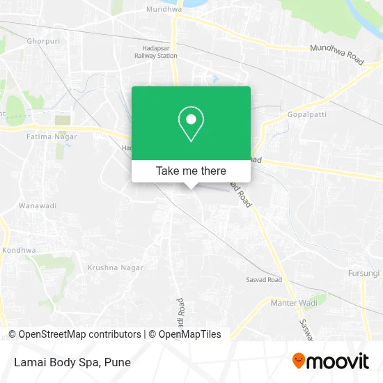 Lamai Body Spa map