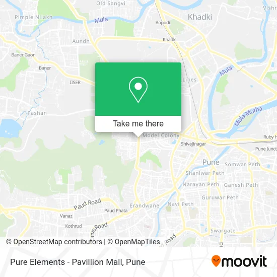 Pure Elements - Pavillion Mall map