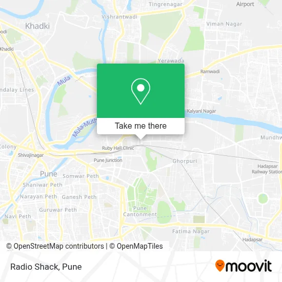 Radio Shack map