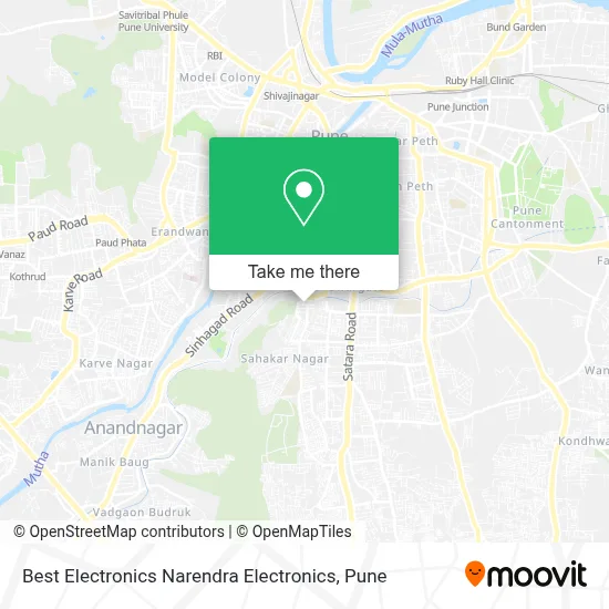 Best Electronics Narendra Electronics map