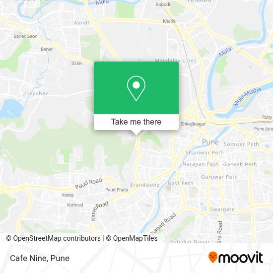 Cafe Nine map