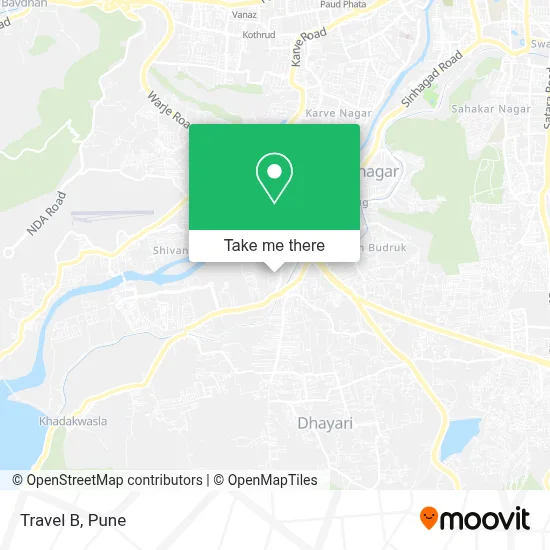 Travel B map