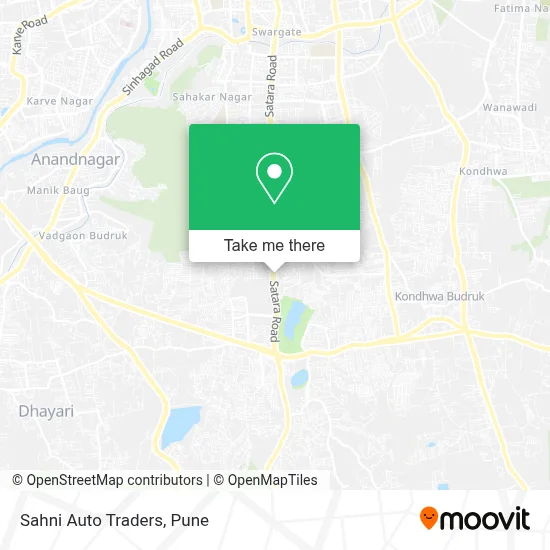 Sahni Auto Traders map