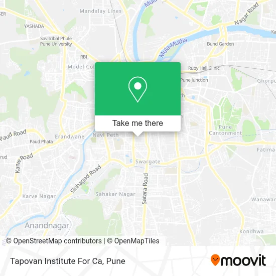 Tapovan Institute For Ca map
