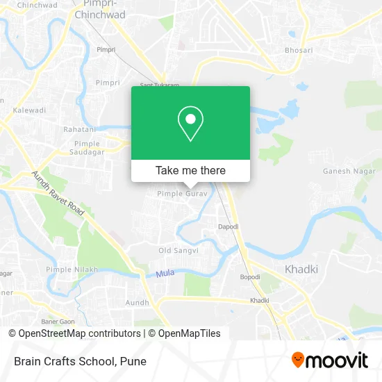 Brain Crafts School map
