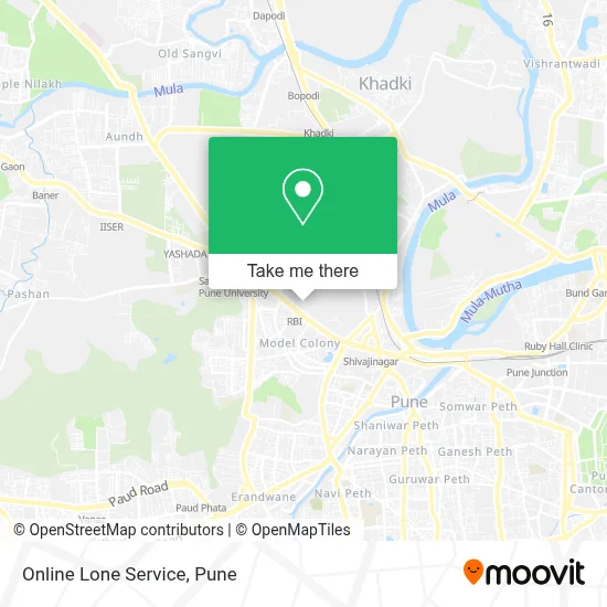 Online Lone Service map
