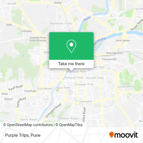 Purple Trips map