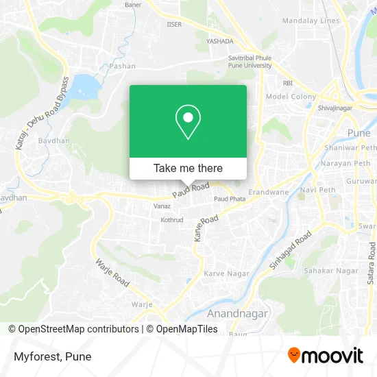 Myforest map