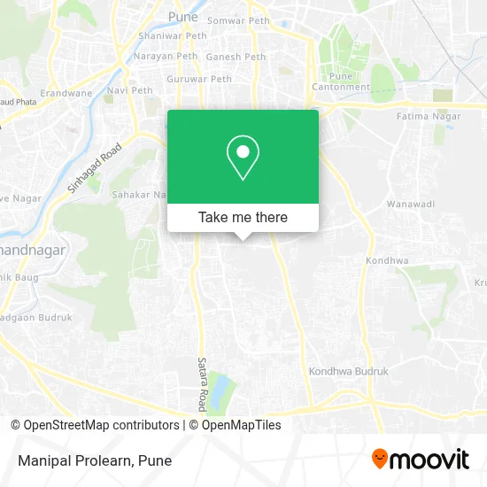 Manipal Prolearn map
