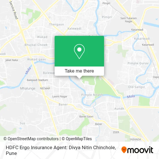 HDFC Ergo Insurance Agent: Divya Nitin Chinchole map
