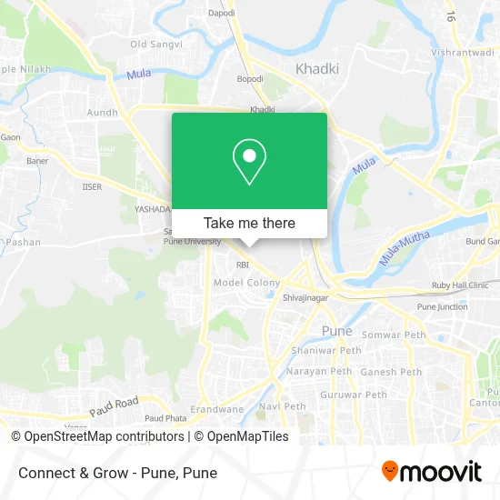 Connect & Grow - Pune map