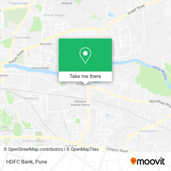 HDFC Bank map