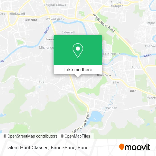 Talent Hunt Classes, Baner-Pune map