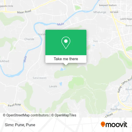 Simc Pune map