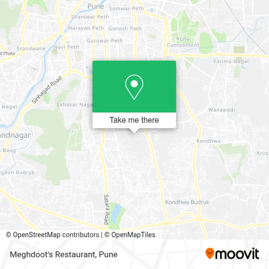 Meghdoot's Restaurant map