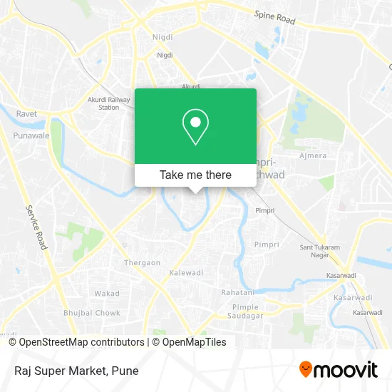 Raj Super Market map