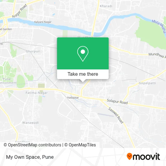 My Own Space map