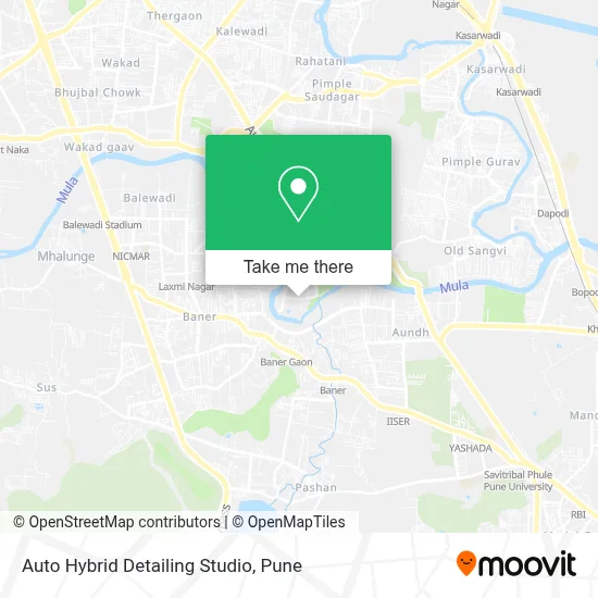 Auto Hybrid Detailing Studio map