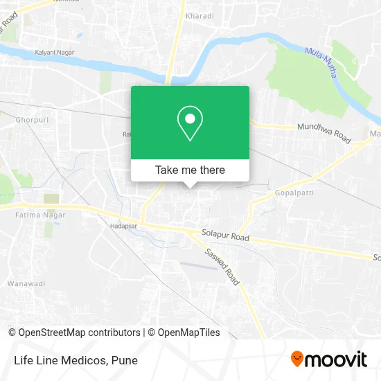 Life Line Medicos map