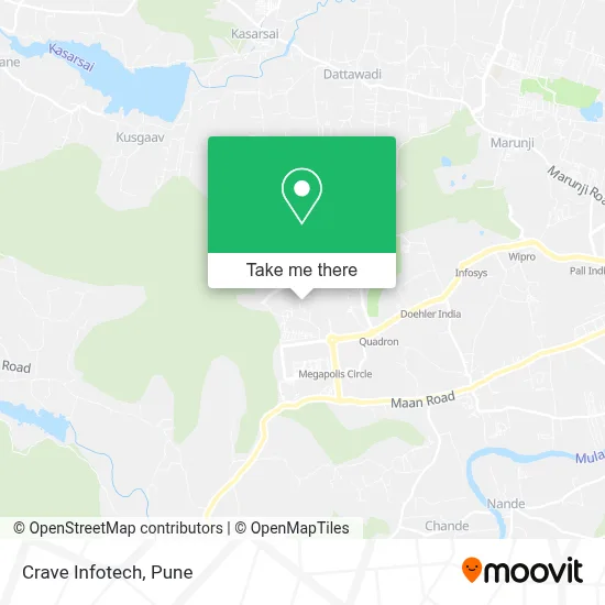 Crave Infotech map