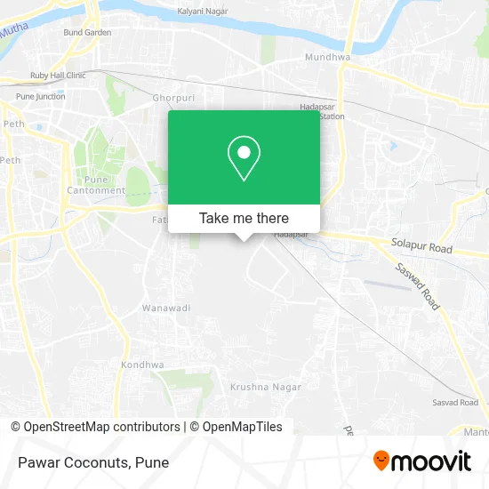 Pawar Coconuts map