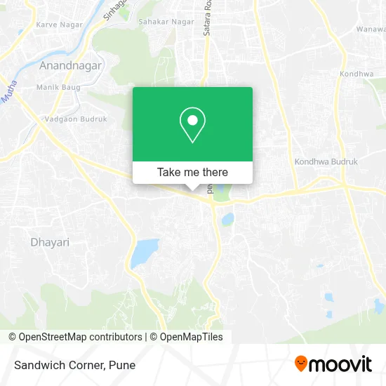 Sandwich Corner map