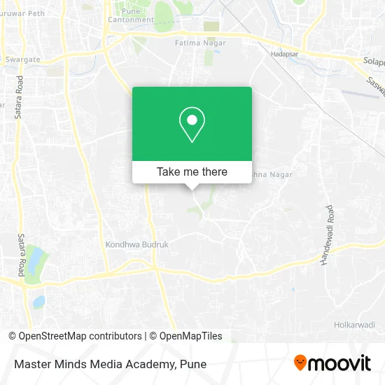 Master Minds Media Academy map