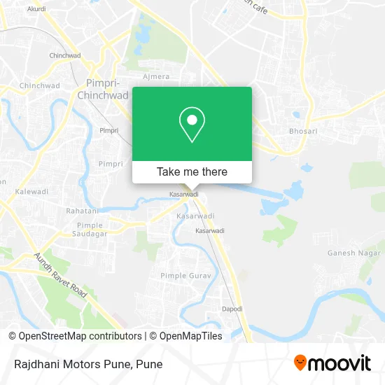 Rajdhani Motors Pune map