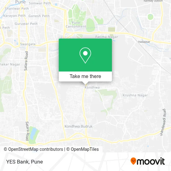 YES Bank map