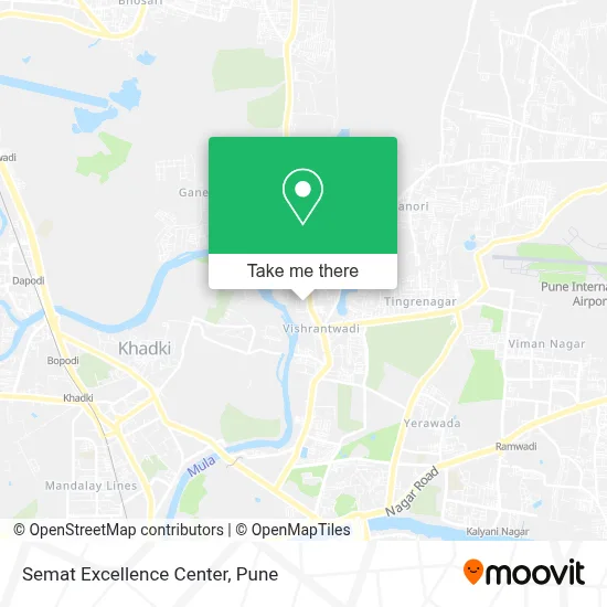 Semat Excellence Center map