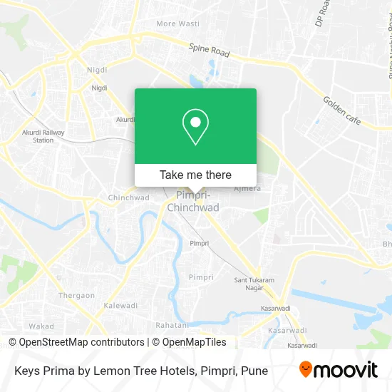 Keys Prima by Lemon Tree Hotels, Pimpri map