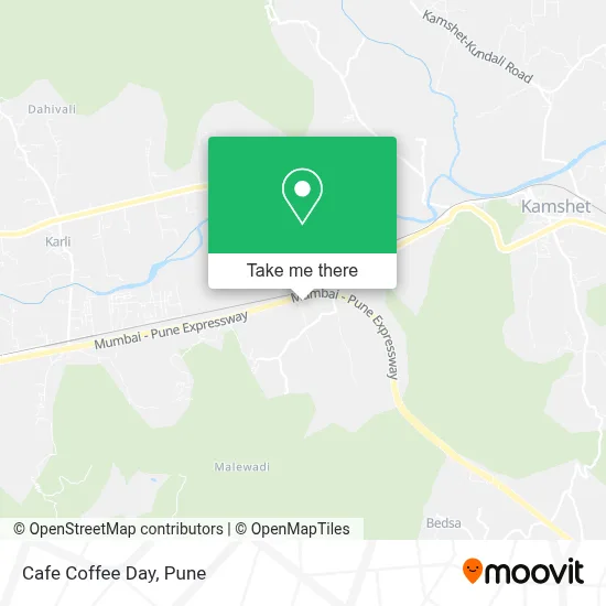 Cafe Coffee Day map