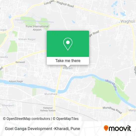Goel Ganga Development -Kharadi map