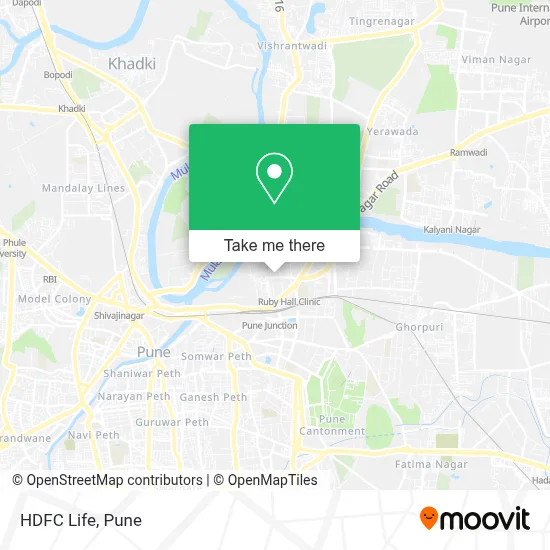 HDFC Life map