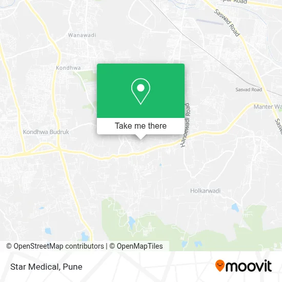 Star Medical map