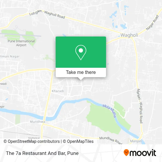 The 7a Restaurant And Bar map